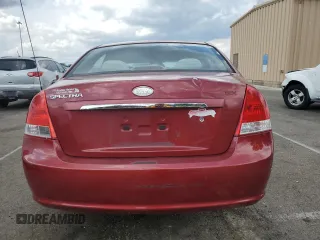 2008 Kia Spectra EX with VIN KNAFE121485514260, listed as a Copart auction lot 70401794 with 220,682 mi miles and Salvage Title. Bid and sale history available at carsss.com. Image 6.