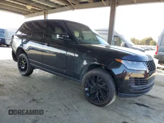 2019 Land Rover Range Rover HSE with VIN SALGS2SV7KA543459, listed as a Copart auction lot 50361955 with 54,538 mi miles and Salvage Title. Bid and sale history available at DreamBid. Image 4.