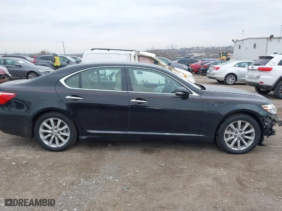 2010 Lexus LS 460 with VIN JTHCL5EF5A5005275, listed as a IAAI auction lot 41683548 with NaN miles. Bid and sale history available at carsss.com. Image 12.