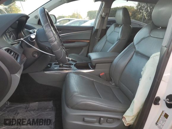 2015 Acura MDX Advance with VIN 5FRYD3H85FB001852, listed as a Copart auction lot 86902384 with 80,195 mi miles and Salvage Title. Bid and sale history available at DreamBid. Image 7.