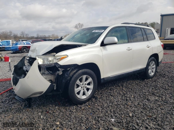 2013 Toyota Highlander with VIN 5TDZK3EH9DS130735, listed as a Copart auction lot 48710955 with 139,013 mi miles and Salvage Title. Bid and sale history available at carsss.com. Image 1.