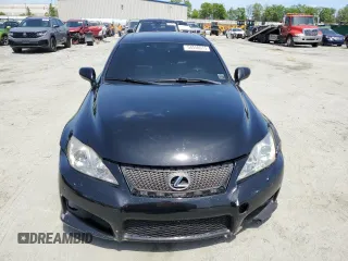 2008 Lexus IS F with VIN JTHBP262785004567, listed as a Copart auction lot 54550015 with 190,746 mi miles and Salvage Title. Bid and sale history available at carsss.com. Image 5.