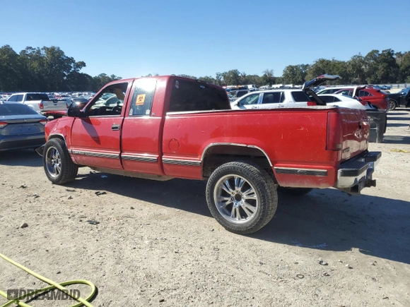 1998 GMC Sierra Classic 1500 with VIN 1GTEK19R5WR501302, listed as a Copart auction lot 89248405 with 169145 miles and Salvage Title. Bid and sale history available at carsss.com. Image 2.