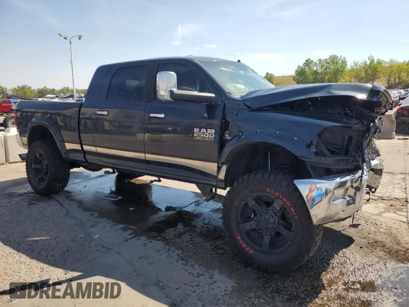 2014 Ram 2500 Laramie with VIN 3C6UR5NL5EG144483, listed as a Copart auction lot 73720324 with 137,360 mi miles and Salvage title. Bid and sale history available at DreamBid. Image 4.
