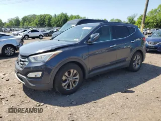 2014 Hyundai Santa Fe with VIN 5XYZU3LB2EG127604, listed as a Copart auction lot 61555625 with 149,276 mi miles and Salvage title. Bid and sale history available at DreamBid. Image 1.