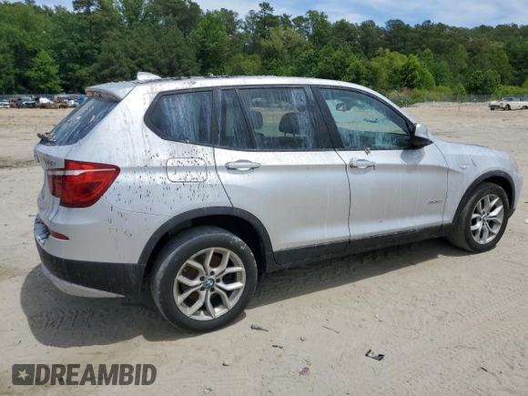 2014 BMW X3 xDrive35i z VIN 5UXWX7C54E0E82034, wystawiony jako Copart lot #57853795 z przebiegiem Nie podano mil oraz Szkoda całkowita • Salvage title. Historia ofert i sprzedaży dostępna na DreamBid. Obrazek 3.