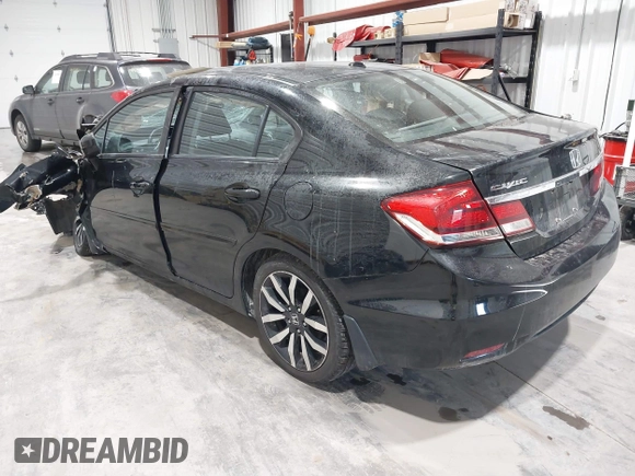 2015 Honda Civic EX-L z VIN 19XFB2F90FE235634, wystawiony jako IAAI lot #41406765 z przebiegiem 143 492 mil mil oraz . Historia ofert i sprzedaży dostępna na DreamBid. Obrazek 3.