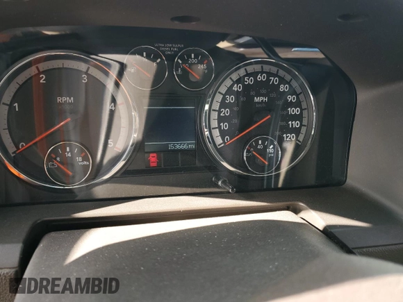 2011 Ram 2500 Laramie Longhorn with VIN 3D7UT2CL3BG539792, listed as a Copart auction lot 53748235 with 153,666 mi miles and Salvage title. Bid and sale history available at DreamBid. Image 9.
