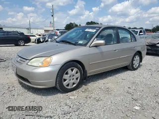 2001 Honda Civic EX with VIN 2HGES26741H562627, listed as a Copart auction lot 66647894 with 179,262 mi miles and Clean Title. Bid and sale history available at carsss.com. Image 1.