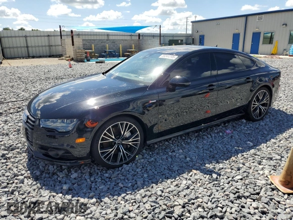 2018 Audi A7 z VIN WAU23BFC5JN012420, wystawiony jako Copart lot #55344395 z przebiegiem 98 024 mil mil oraz Szkody całkowita. Historia ofert i sprzedaży dostępna na DreamBid. Obrazek 1.