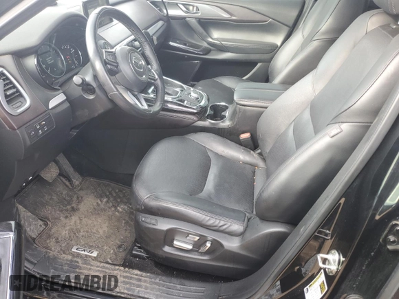 2019 Mazda CX-9 Grand Touring with VIN JM3TCBDY4K0300750, listed as a Copart auction lot 43757605 with 55,057 mi miles and Salvage Title. Bid and sale history available at carsss.com. Image 7.