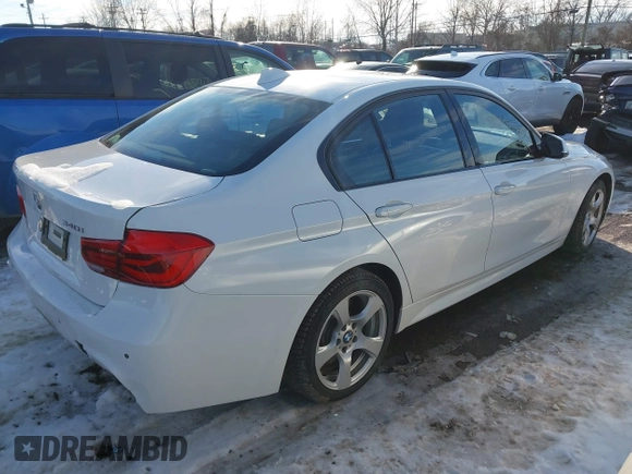 2017 BMW 3 Series 340i with VIN WBA8B3G51HNA92802, listed as a IAAI auction lot 41311483 with 76,904 mi miles and . Bid and sale history available at DreamBid. Image 4.