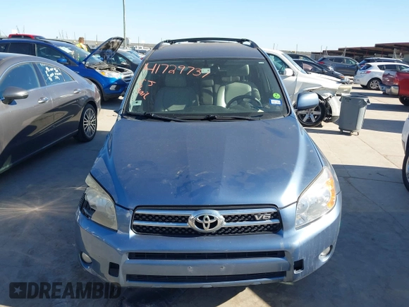 2008 Toyota RAV4 Ltd with VIN JTMZK31V585016495, listed as a IAAI auction lot 41729731 with 167,850 mi miles. Bid and sale history available at carsss.com. Image 12.