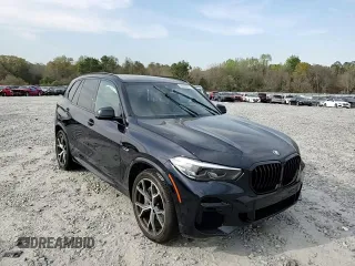 2023 BMW X5 xDrive45e with VIN 5UXTA6C03P9R22002, listed as a Copart auction lot 56293765 with 35,204 mi miles and Salvage title. Bid and sale history available at DreamBid. Image 12.