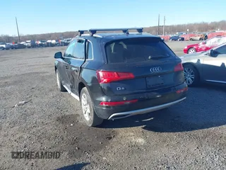 2020 Audi Q5 Premium with VIN WA1ANAFY5L2043678, listed as a IAAI auction lot 41893430 with 108,785 mi miles and . Bid and sale history available at DreamBid. Image 3.