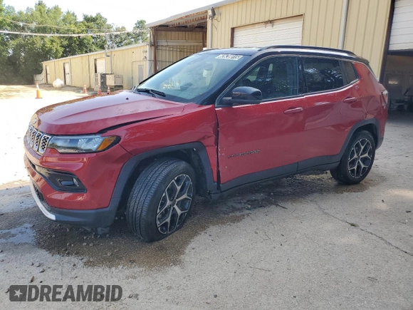 2025 Jeep Compass Limited with VIN 3C4NJDCN8ST560954, listed as a Copart auction lot 63038015 with 8,696 mi miles and Clean title. Bid and sale history available at DreamBid. Image 1.