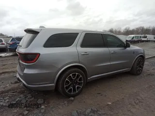 2021 Dodge Durango SRT Hellcat with VIN 1C4SDJH97MC643259, listed as a Copart auction lot 44536555 with 49,489 mi miles and Salvage Title. Bid and sale history available at DreamBid. Image 3.