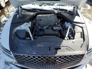 2022 Genesis G80 2.5T with VIN KMTGB4SC3NU092276, listed as a Copart auction lot 45701605 with 22,881 mi miles and Salvage Title. Bid and sale history available at carsss.com. Image 11.