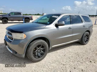 2013 Dodge Durango SXT with VIN 1C4RDHAGXDC592730, listed as a Copart auction lot 60841945 with 130,239 mi miles and Salvage title. Bid and sale history available at DreamBid. Image 1.