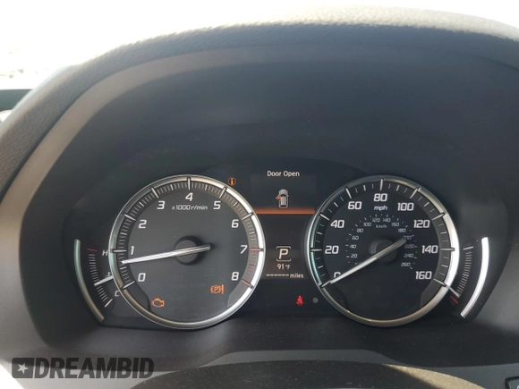 2017 Acura MDX Technology with VIN 5FRYD3H52HB006516, listed as a Copart auction lot 60919965 with Not provided miles and Salvage title. Bid and sale history available at DreamBid. Image 9.