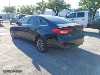 2016 Hyundai Sonata 2.4L SE with VIN 5NPE24AF4GH340064, listed as a IAAI auction lot 41853643 with 1 mi miles. Bid and sale history available at carsss.com. Image 3.