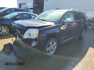 2011 GMC Terrain SLT-2 with VIN 2CTALWEC8B6383296, listed as a Copart auction lot 46327665 with 84,851 mi miles and Salvage Title. Bid and sale history available at carsss.com. Image 1.