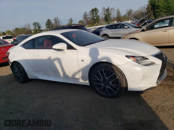 2017 Lexus RC 300 z VIN JTHSM5BCXH5003552, wystawiony jako Copart lot #53443265 z przebiegiem 67 211 mil mil oraz Szkoda całkowita • Salvage title. Historia ofert i sprzedaży dostępna na DreamBid. Obrazek 4.