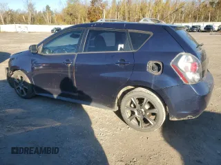 2009 Pontiac Vibe with VIN 5Y2SM67069Z401681, listed as a Copart auction lot 76338944 with 191,368 mi miles and Salvage Title. Bid and sale history available at carsss.com. Image 2.