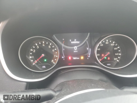 2019 Jeep Compass Latitude with VIN 3C4NJCBB0KT835170, listed as a Copart auction lot 48960715 with 78,874 mi miles and Salvage Title. Bid and sale history available at carsss.com. Image 9.