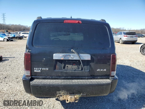 2007 Dodge Nitro SLT with VIN 1D8GU58K57W733434, listed as a Copart auction lot 41758595 with 211,545 mi miles and Clean Title. Bid and sale history available at DreamBid. Image 6.