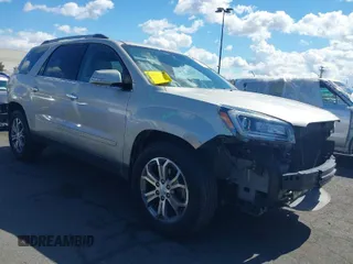 2014 GMC Acadia SLT z VIN 1GKKRSKD2EJ141913, wystawiony jako IAAI lot #41738536 z przebiegiem 100 577 mil mil oraz . Historia ofert i sprzedaży dostępna na DreamBid. Obrazek 1.