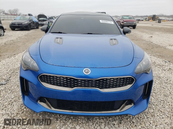 2018 Kia Stinger GT2 with VIN KNAE55LC6J6038788, listed as a Copart auction lot 45280774 with 48,108 mi miles and Salvage Title. Bid and sale history available at carsss.com. Image 5.