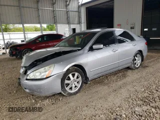 2005 Honda Accord EX-L z VIN 1HGCM66505A008707, wystawiony jako Copart lot #54888495 z przebiegiem Nie podano mil oraz Szkoda całkowita • Salvage title. Historia ofert i sprzedaży dostępna na DreamBid. Obrazek 1.