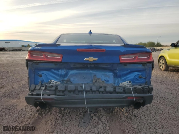 2017 Chevrolet Camaro 2LT with VIN 1G1FD1RX5H0125472, listed as a Copart auction lot 84655654 with 54,065 mi miles and Salvage Title. Bid and sale history available at carsss.com. Image 6.