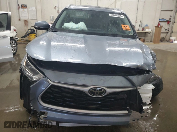2023 Toyota Highlander L z VIN 5TDKDRAH6PS001750, wystawiony jako Copart lot #55078665 z przebiegiem 24 887 mil mil oraz Szkoda całkowita • Salvage title. Historia ofert i sprzedaży dostępna na DreamBid. Obrazek 5.