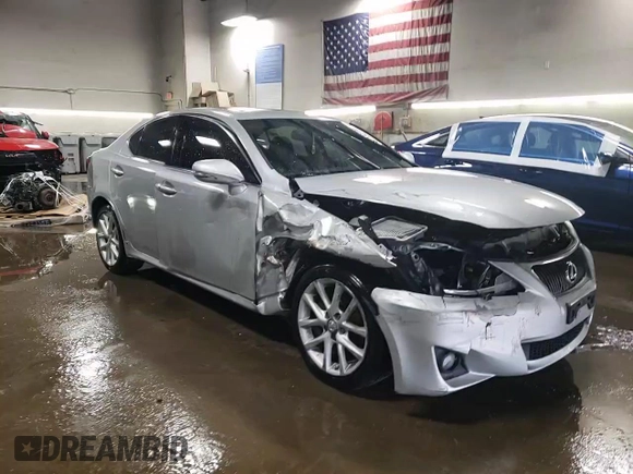 2013 Lexus IS 250 with VIN JTHCF5C25D5063740, listed as a Copart auction lot 52132195 with 150,178 mi miles and Salvage title. Bid and sale history available at DreamBid. Image 13.