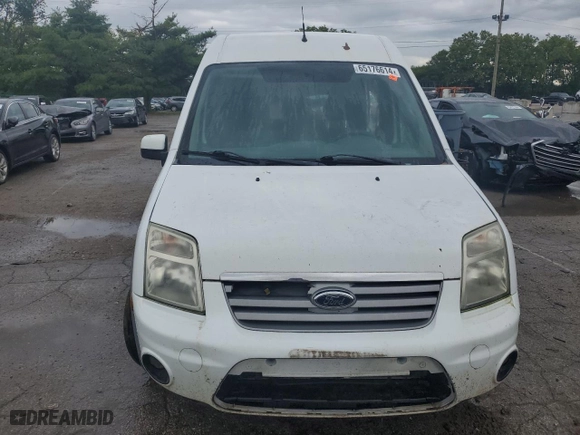 2012 Ford Transit Connect Wagon XLT with VIN NM0KS9BN9CT124462, listed as a Copart auction lot 65176614 with 0 mi miles and Salvage Title. Bid and sale history available at carsss.com. Image 5.