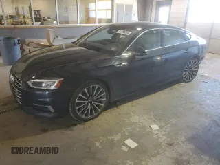 2018 Audi A5 Sportback Premium Plus with VIN WAUBNCF54JA112002, listed as a Copart auction lot 42905344 with 63,822 mi miles. Bid and sale history available at carsss.com. Image 1.