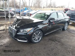 2018 Genesis G80 3.8L z VIN KMHGN4JE7JU270012, wystawiony jako IAAI lot #41462530 z przebiegiem 125 780 mil mil oraz . Historia ofert i sprzedaży dostępna na DreamBid. Obrazek 2.