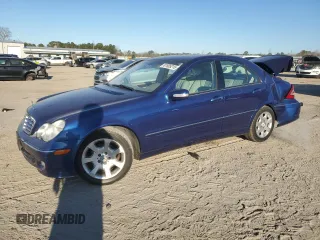 2005 Mercedes-Benz C 240 with VIN WDBRF61J55F577772, listed as a Copart auction lot 87605215 with 148,307 mi miles and Salvage Title. Bid and sale history available at DreamBid. Image 1.