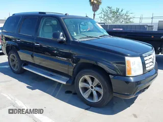 2005 Cadillac Escalade with VIN 1GYEK63N55R237977, listed as a IAAI auction lot 42863273 with 215,512 mi miles and . Bid and sale history available at DreamBid. Image 1.