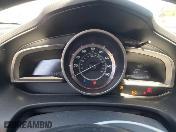 2016 Mazda 3 i Sport with VIN JM1BM1T79G1327691, listed as a Copart auction lot 55829255 with 79,655 mi miles and Salvage Title. Bid and sale history available at DreamBid. Image 9.