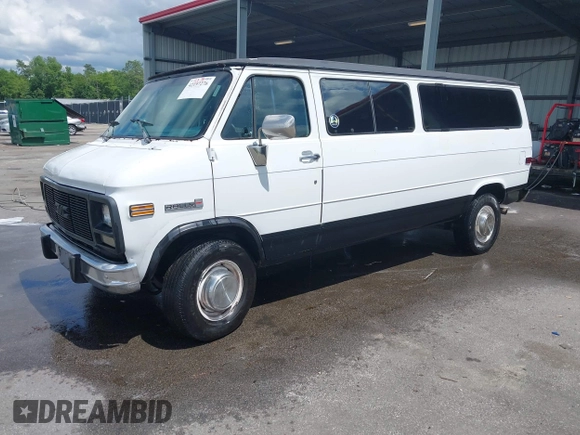 1995 GMC Rally z VIN 1GJGG39K1SF521849, wystawiony jako IAAI lot #42197276 z przebiegiem 208 329 mil mil oraz . Historia ofert i sprzedaży dostępna na DreamBid. Obrazek 2.