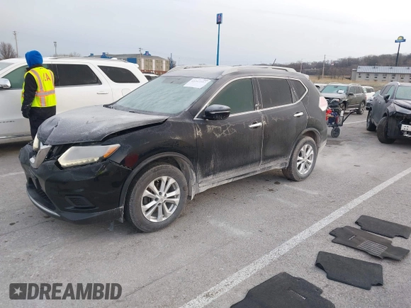 2015 Nissan Rogue SL with VIN 5N1AT2MT3FC808454, listed as a IAAI auction lot 41212587 with 102,563 mi miles. Bid and sale history available at carsss.com. Image 17.