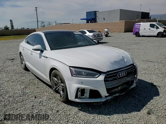 2018 Audi A5 Sportback Premium Plus with VIN WAUENCF54JA008249, listed as a Copart auction lot 52635355 with 138,584 mi miles and Salvage Title. Bid and sale history available at DreamBid. Image 10.