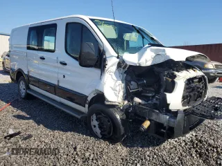 2019 Ford Transit with VIN 1FTYR1ZM2KKA42472, listed as a Copart auction lot 46684145 with 130,974 mi miles and Salvage title. Bid and sale history available at DreamBid. Image 4.