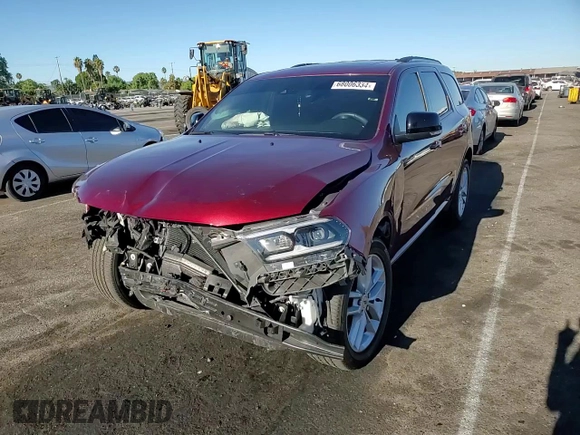 2023 Dodge Durango GT Premium with VIN 1C4RDHDG3PC551923, listed as a Copart auction lot 68006334 with 18,693 mi miles and Salvage title. Bid and sale history available at DreamBid. Image 11.