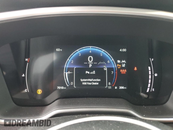 2024 Toyota Corolla Cross XLE with VIN 7MUDAAAG8RV095021, listed as a Copart auction lot 59232265 with 7,010 mi miles and Salvage title. Bid and sale history available at DreamBid. Image 9.