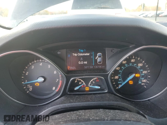 2013 Ford Focus SE with VIN 1FADP3F24DL314090, listed as a Copart auction lot 80636494 with 136,706 mi miles and Salvage Title. Bid and sale history available at carsss.com. Image 9.