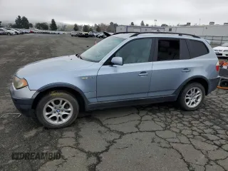 2004 BMW X3 2.5i with VIN WBXPA73434WC40705, listed as a Copart auction lot 85604554 with 157,616 mi miles and Salvage Title. Bid and sale history available at carsss.com. Image 1.